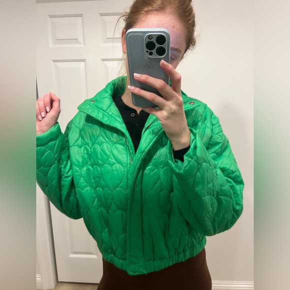 &merci green puffer - Picture 4 of 4